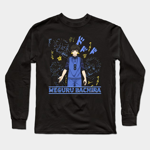 Blue Lock Meguru Bachira Long Sleeve T-Shirt by AssoDesign